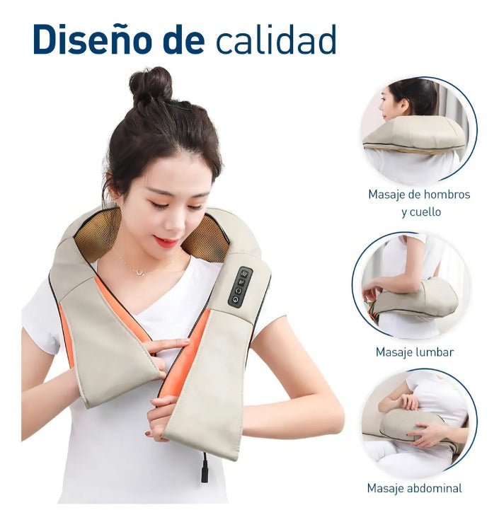 Masajeador FLEX Cuello Hombro Espalda Calor